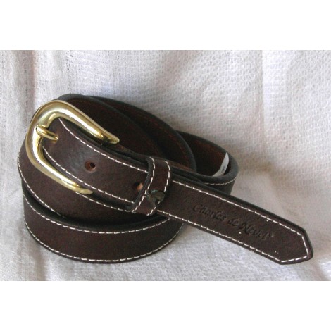 belt in leather 2.5cm