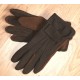 Gants cuir polaire homme