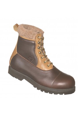 Igor boots doublés en laine de mouton tricotée