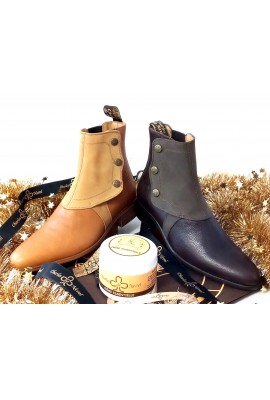 Cannelle bottines femmes style équestre