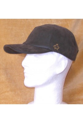 Casquette aspect cuir 